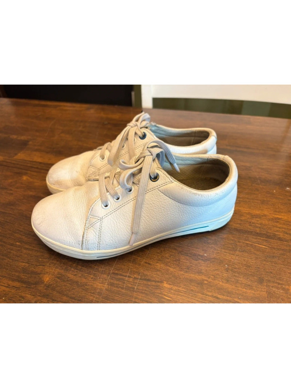 Birkenstock QO 500 NL White Leather Lace Up Comfort Work Shoes EU 36 US 5.5